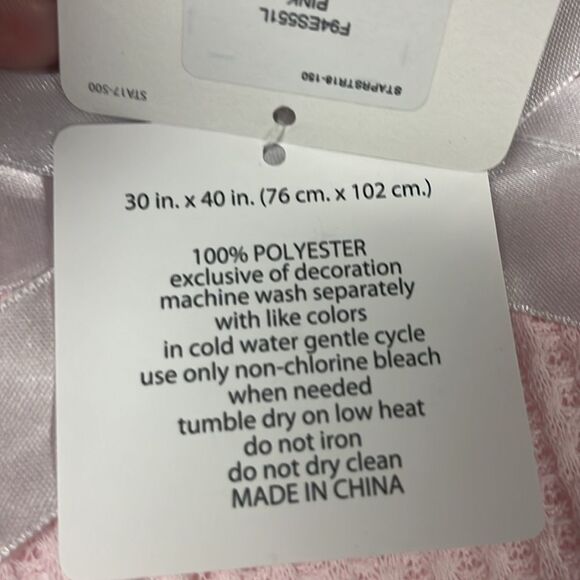 Pink Unicorn Baby Blanket - Picture 5 of 5